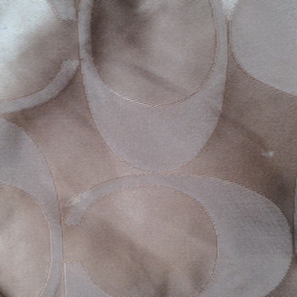 Coach Pouch 1 Compartment 9 inches X 7 inches Brown - Picture 2 of 5